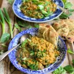 Coconut, Ginger and Spinach Dhal