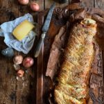Cheese & Shallot Puff Pastry Plait