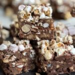 Caramel Popcorn and Malteser Rocky Road