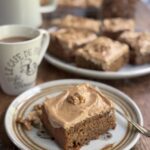 Coffee Walnut Tray Bake Cake