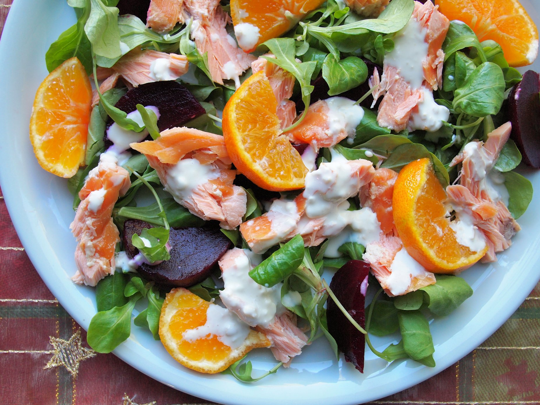 Festive Fish on Friday: Clementine and Honey Roast Salmon Salad with ...