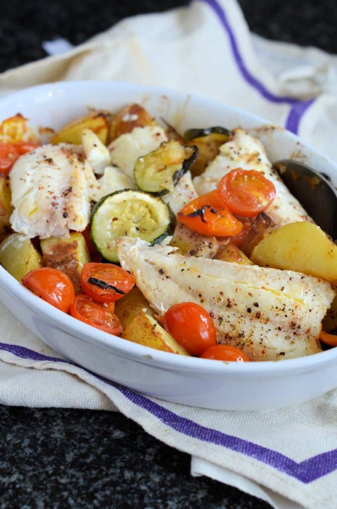 Recipe LowCalorie Fish on Friday Mediterranean Wild Haddock Gratin