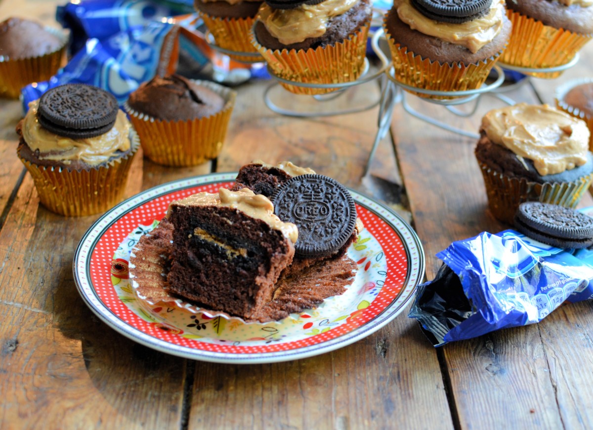 chocolate peanut butter muffins